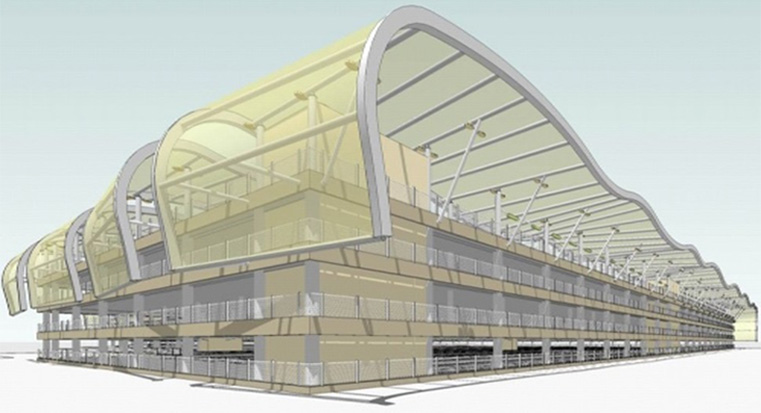 Multi-Story Car Park in King AbdulAzeez International Airport - Jeddah